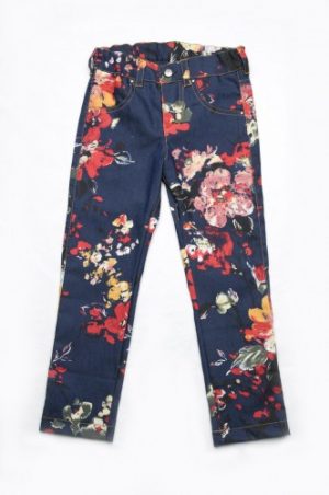 джинсы в цветочек для девочки купить Харьков