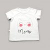 Детская футболка для девочки ‘Мяу’