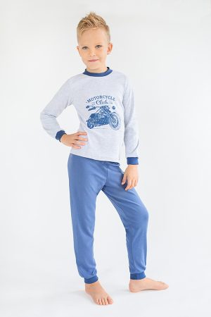 пижама для мальчика синяя купить Харьков