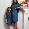 Платье джинсовое детское (family look)