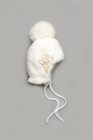 меховая шапка для девочки зима