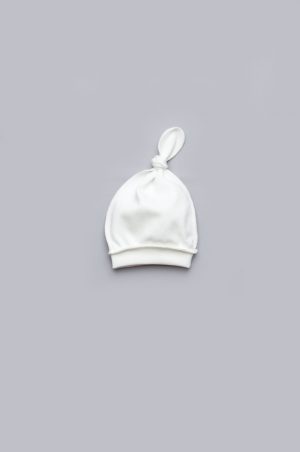недорогая шапочка с узелком для новорожденных
