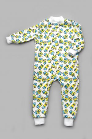 пижама комбинезон миньоны для малышей купить недорого